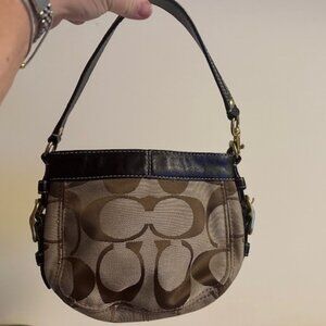 Small fabric Coach purse